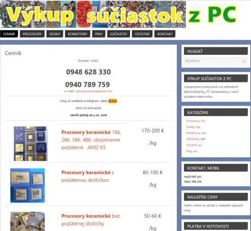 vykupsuciastokzpc